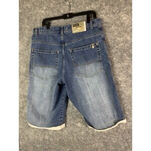 Vintage Southpole Jean Shorts Mens 34 Baggy Y2K Denim Jorts Gold Tab Baggy Wide